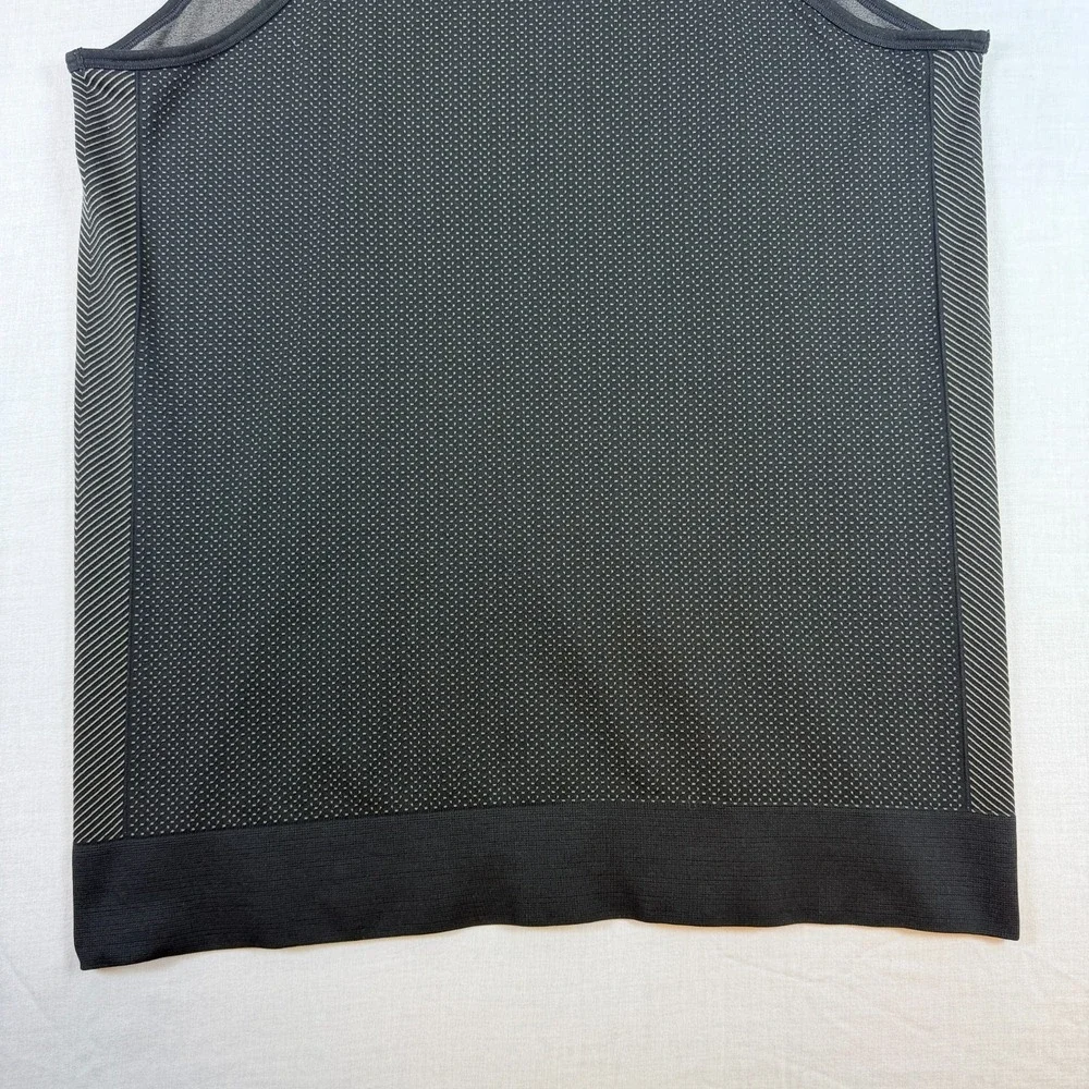 Nike Tank Top Dri-Fit Black Stretch Womens XL Very Comfortable